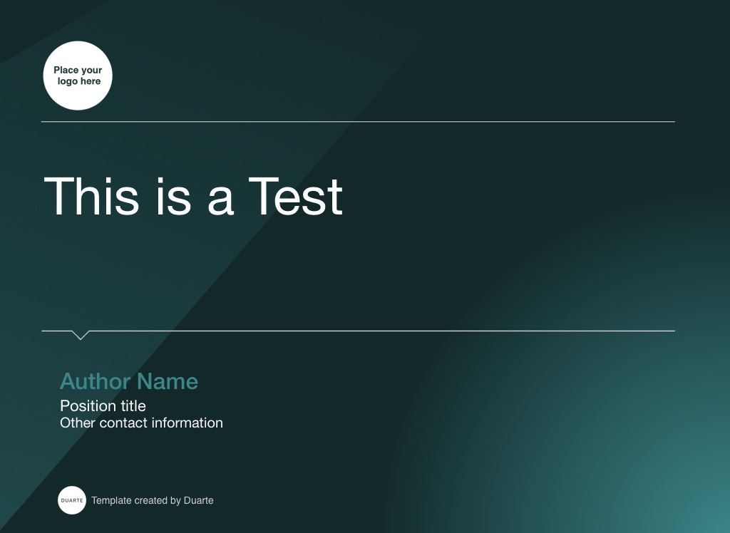 test on FlowVella - Presentation Software for Mac iPad and iPhone