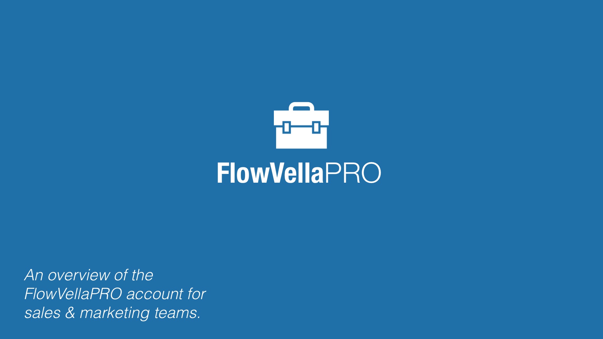 FlowVella PRO Overview on FlowVella - Presentation Software for Mac ...