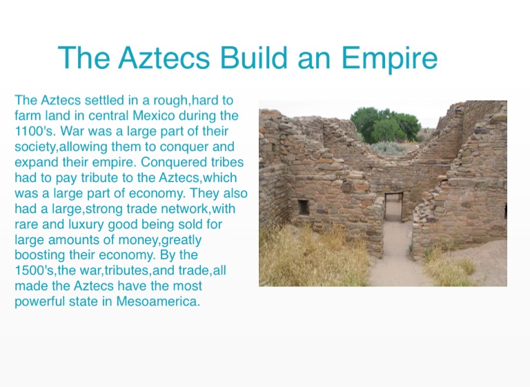 Aztec - Screen 2 on FlowVella - Presentation Software for Mac iPad and ...