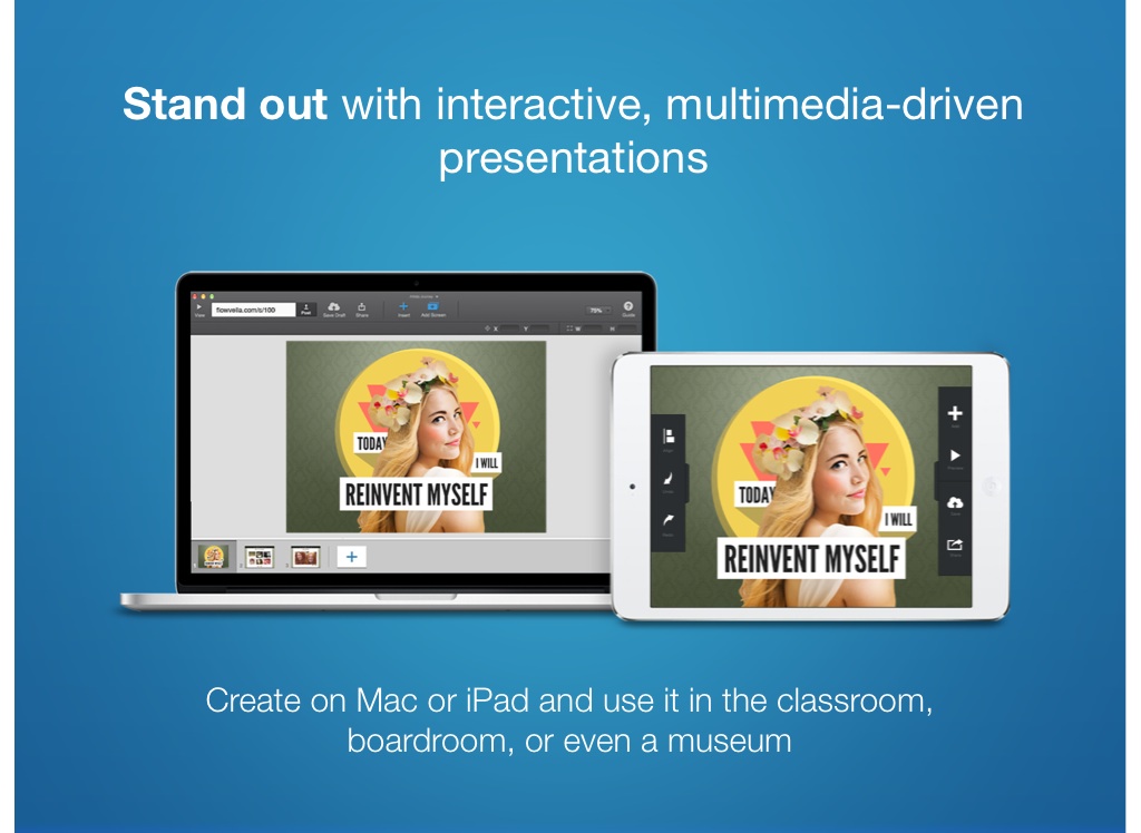 Updated Screenshots on FlowVella - Presentation Software for Mac iPad ...