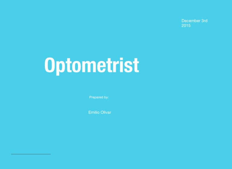 Optometrist on FlowVella - Presentation Software for Mac iPad and iPhone