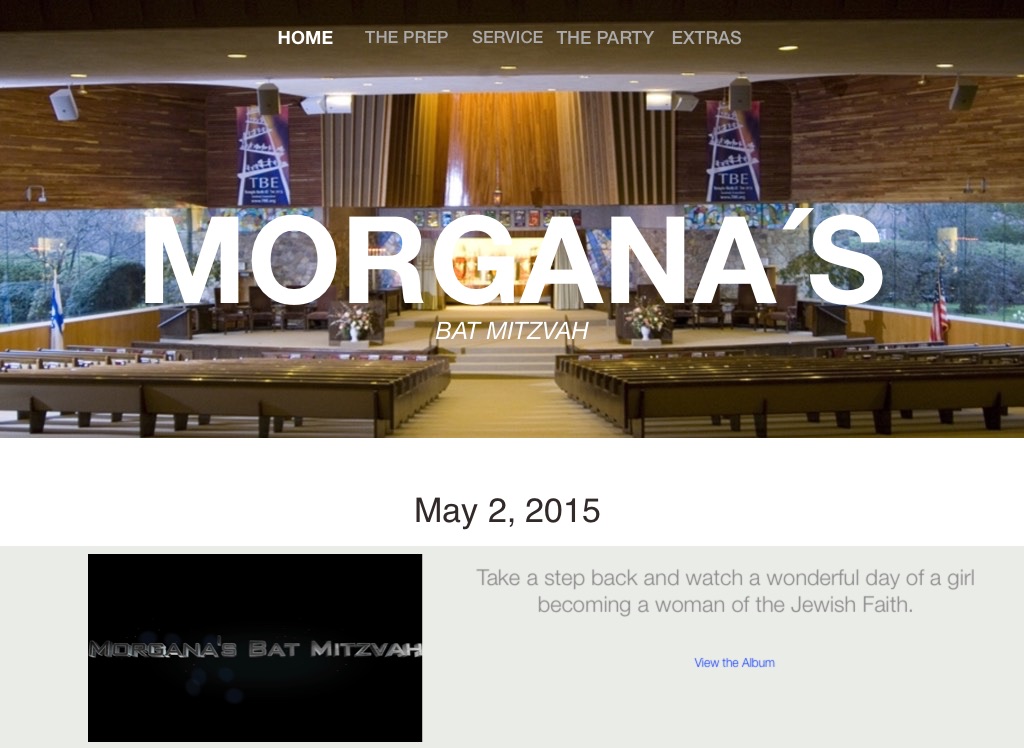 Morgana Software Morgana´s Bat Mitzvah on FlowVella - Presentation Software for Mac iPad ...